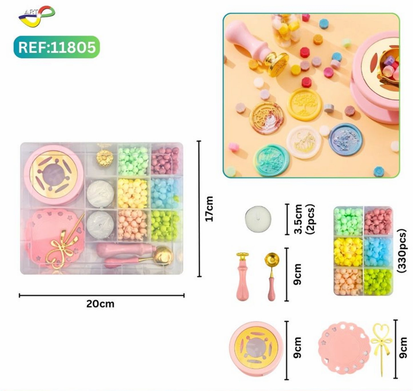 KIT PARA HACER SELLOS DE LACRE 1PC