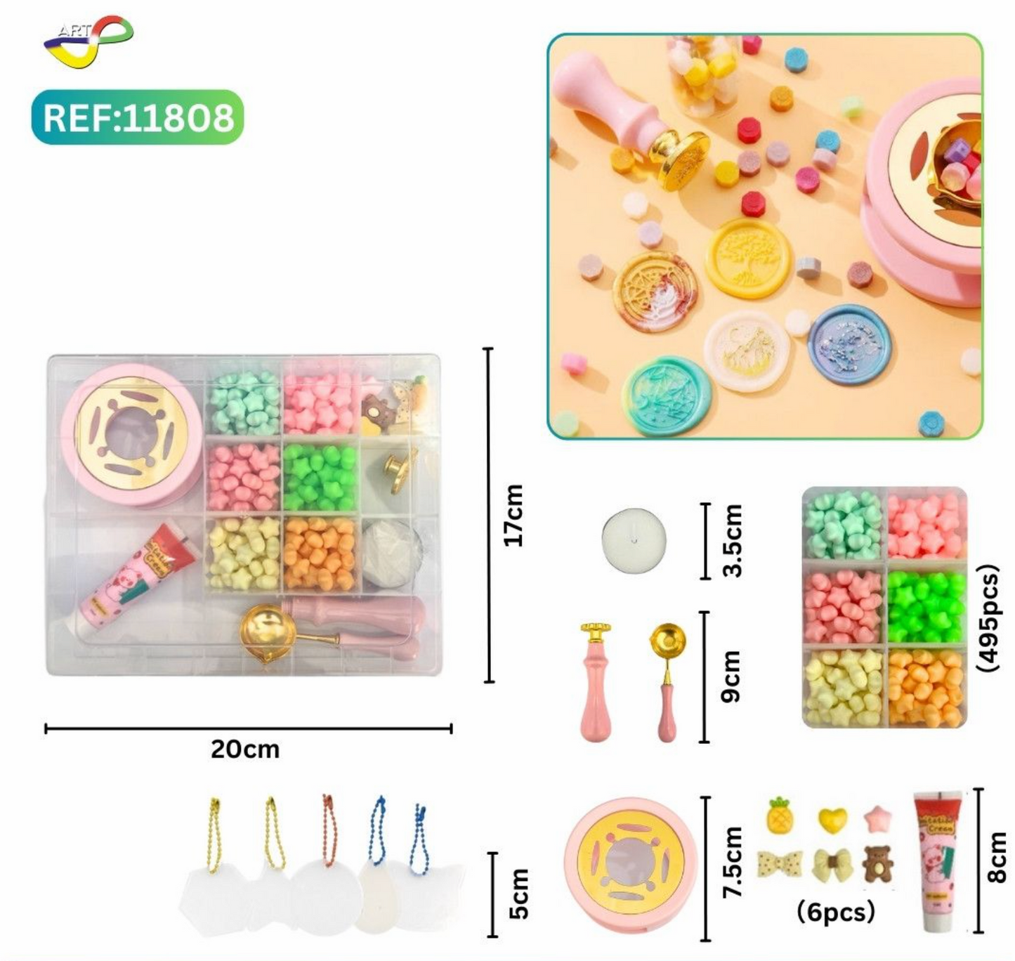 KIT PARA HACER SELLOS DE LACRE 1PC