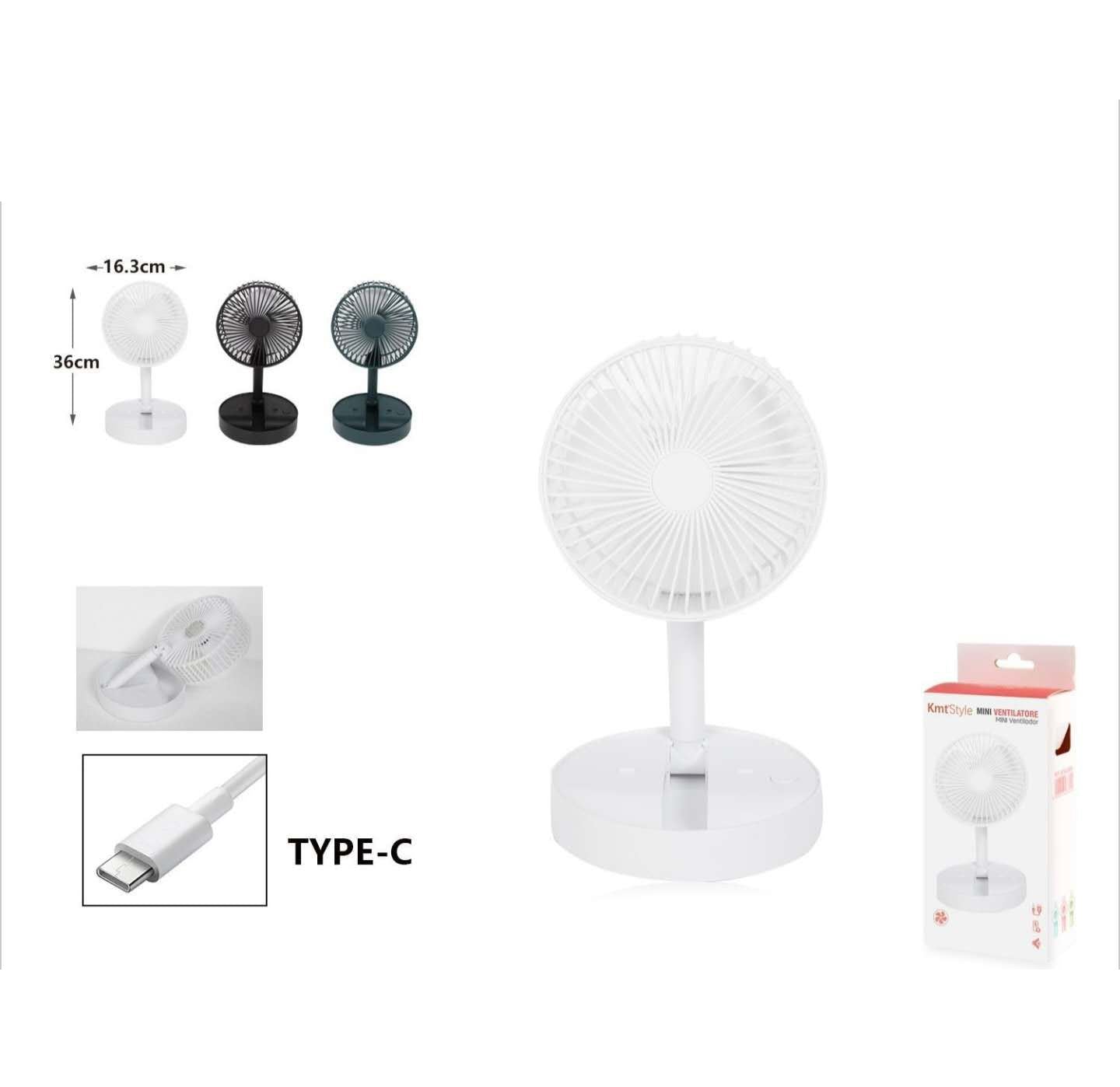 MINI VENTILADOR VCB CARGABLE 1.5W