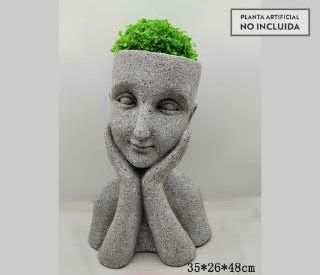 MACETERO CABEZA GRANITO