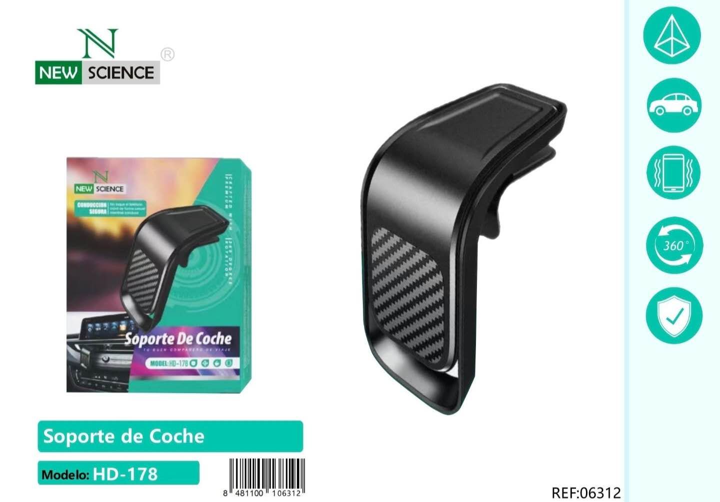 SOPORTE COCHE HD-178