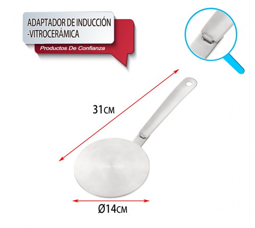 ADAPTADOR DE INDUCCIÓN-VITROCERÁMICA