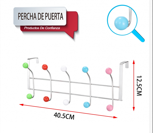PERCHA DE PUERTA