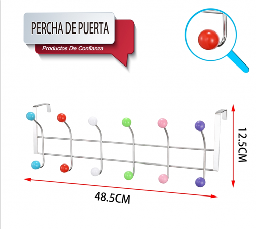 PERCHA DE PUERTA