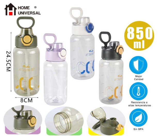 BOTELLA 850ML PLASTICO