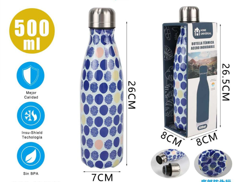 BOTELLA 500ML TERMO
