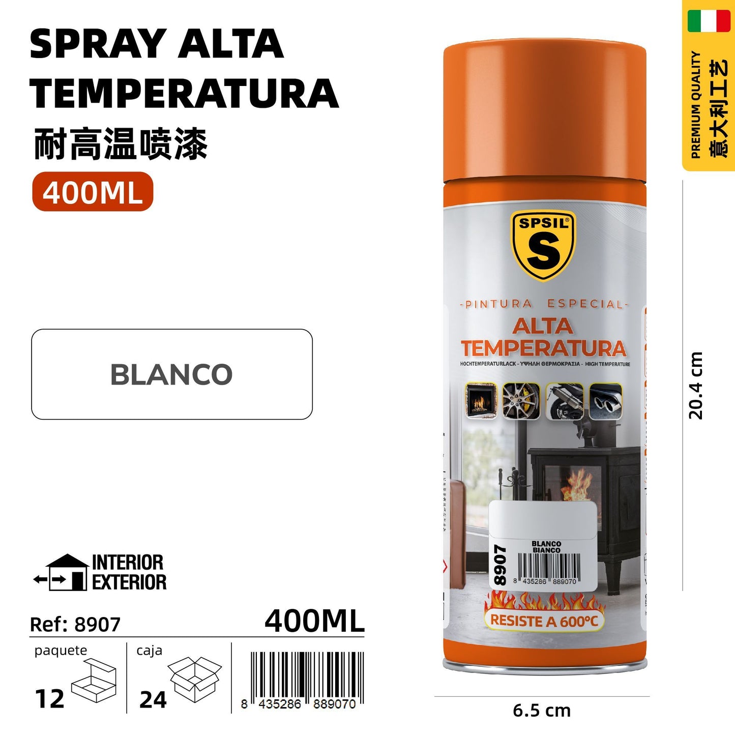 ALTA TEMPERATURA BLANCO