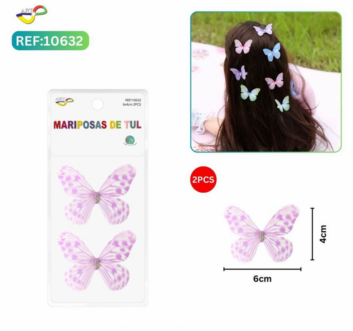 MARIPOSA DE TUL
