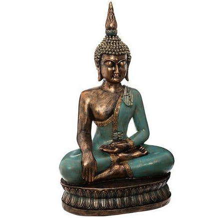 BUDA SENTADO AMARAM RESINA 72 5 CM DE ALTO