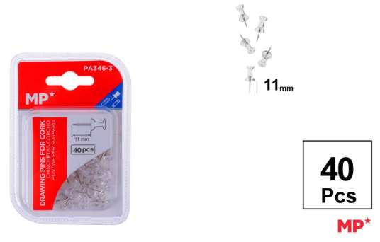 CHINCHETA CROMADA 10 MM 100 UDS.