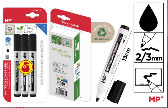 MARCADOR PIZARRA 3 UDS. PACK AHORRO.
