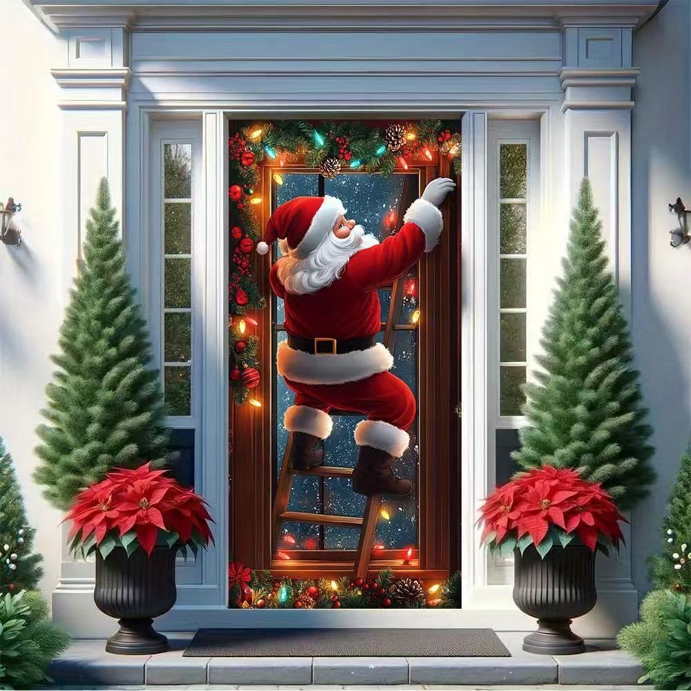 Funda para Puertas de Navidad