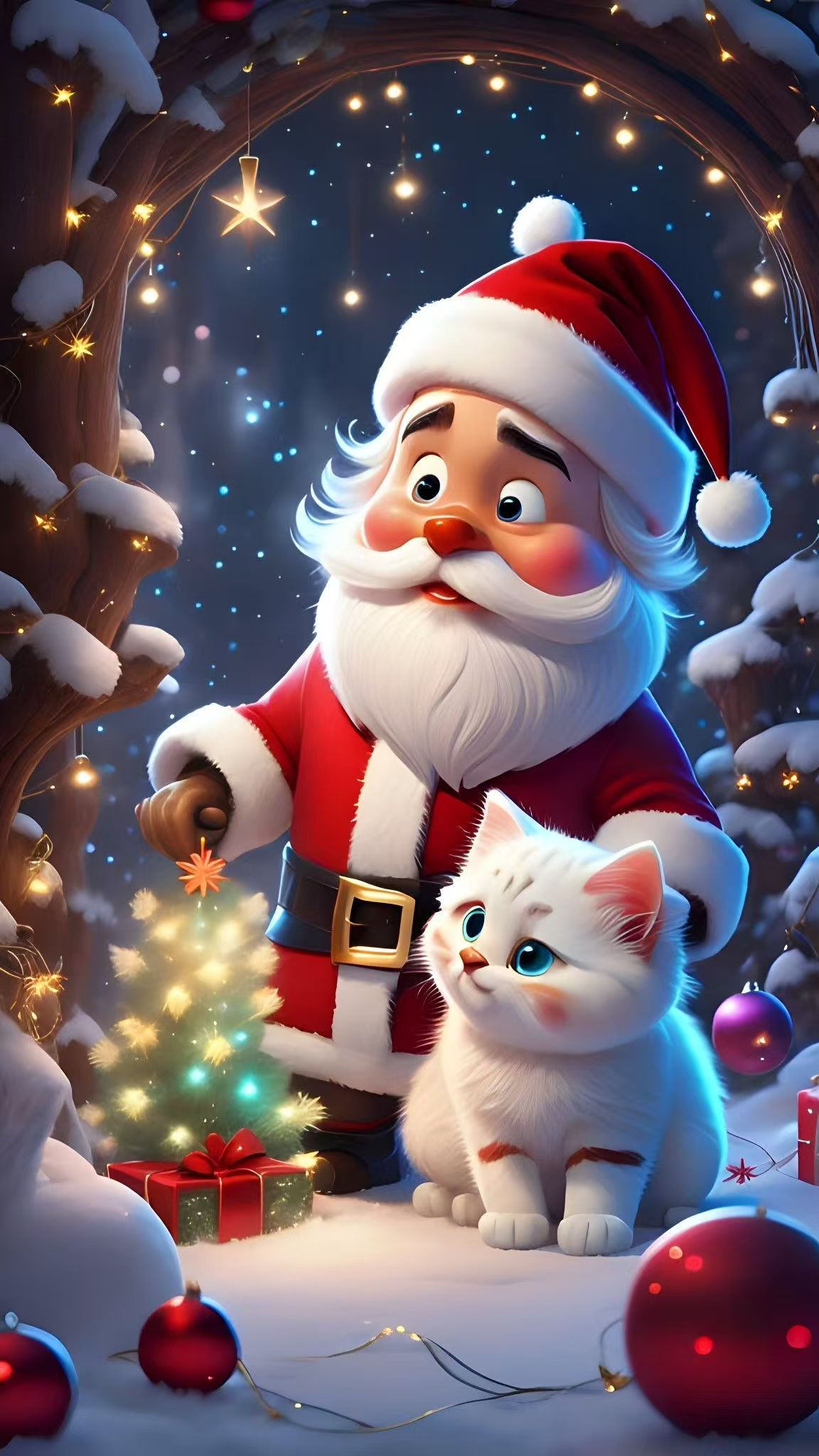Funda para Puertas de Navidad
