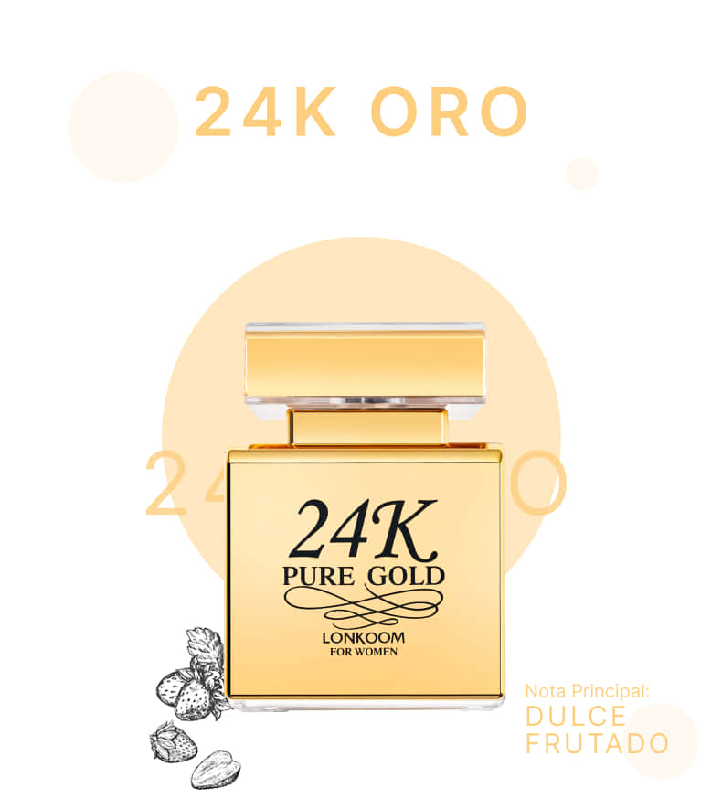 LONKOOM Perfume, 24K, 100ml, perfume para hombres, perfume para mujeres