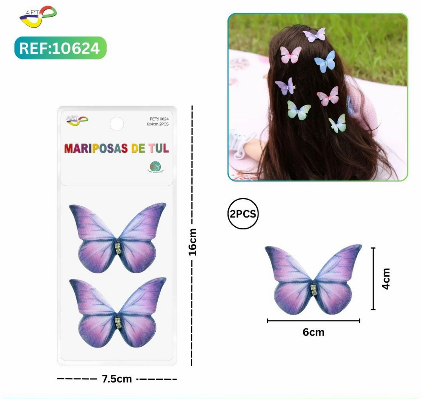 MARIPOSA DE TUL