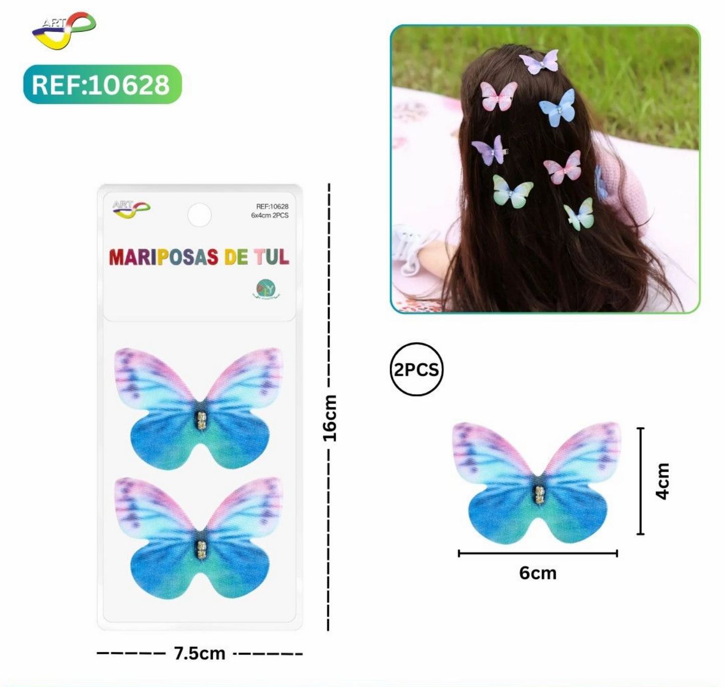 MARIPOSA DE TUL