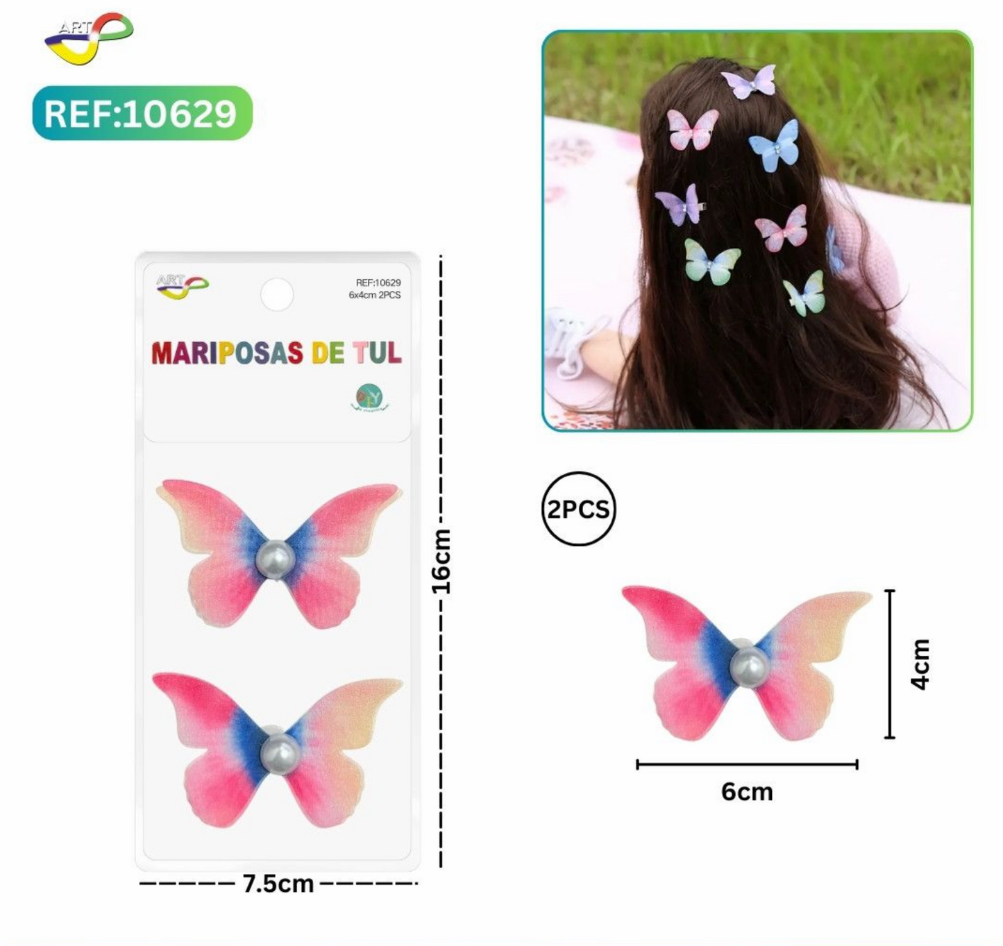 MARIPOSA DE TUL