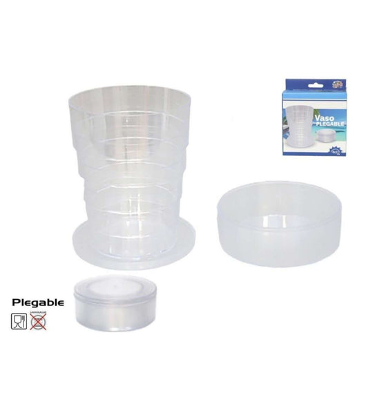 VASO PLEGABLE TRANSP