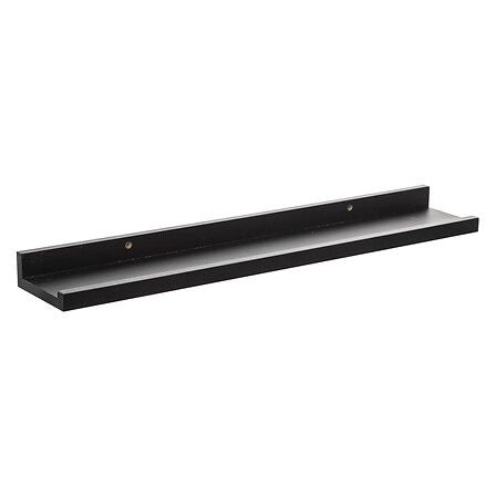 Estante de pared negro para cuadros Fixy