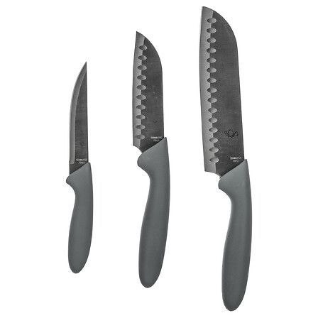 Juego de 3 cuchillos Santoku Essentiel