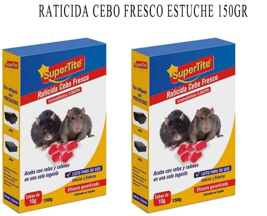 RATICIDA CEBO FRESCO  ESTUCHE 150G