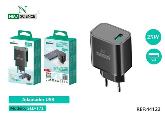 ADAPTADOR USB USB SLD-T73 NEGRO