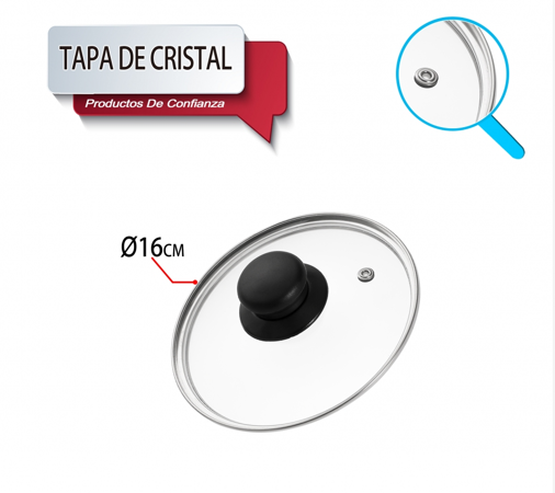 TAPA DE CRISTAL