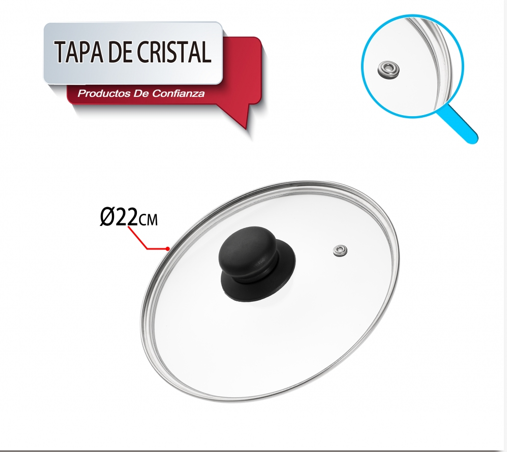 TAPA DE CRISTAL