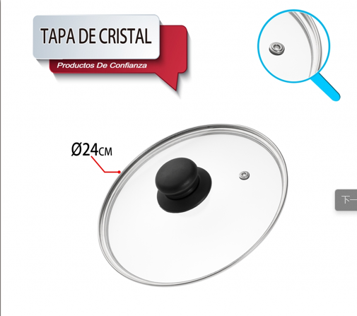 TAPA DE CRISTAL