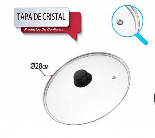 TAPA DE CRISTAL