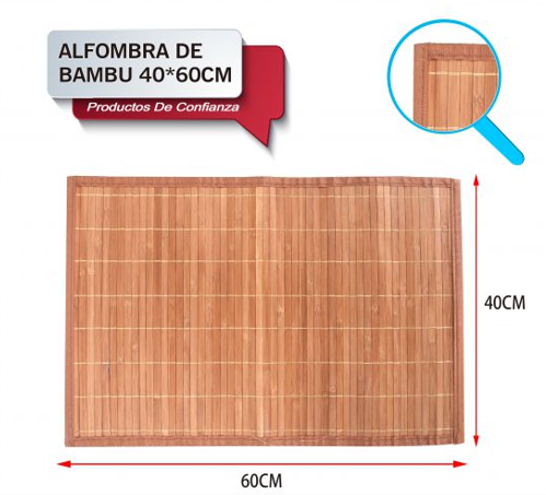 ALFOMBRA ANTIDESLIZANTE DE BAMBU