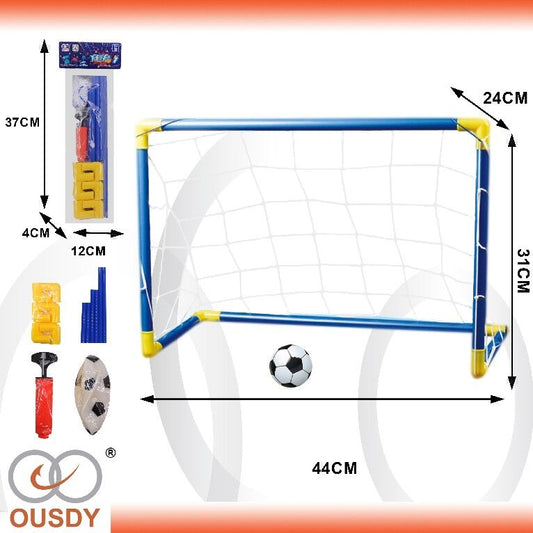PORTERIA DE FUTBOL AZUL