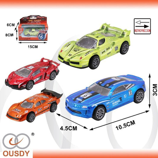 COCHE DEPORTIVO  METALICO C-4