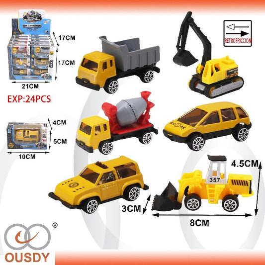 COCHE METALICO CONSTRUCCION 6MODELOS MIXTO