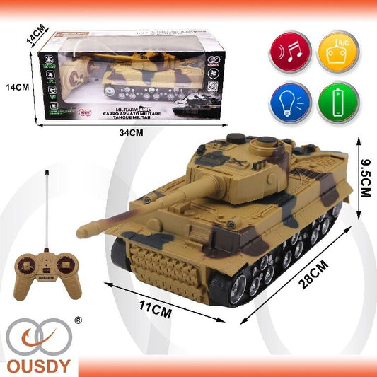 TANKE R/C CON LUZ Y SONIDO