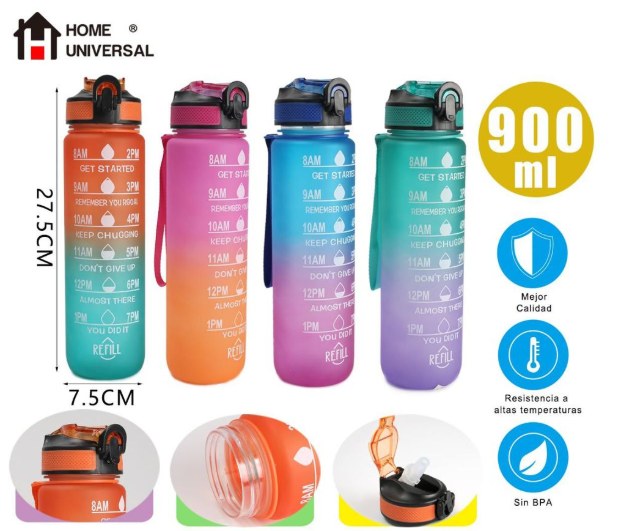 BOTELLA 900ML PLASTICO