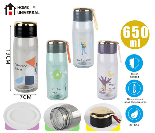BOTELLA 650ML PLASTICO