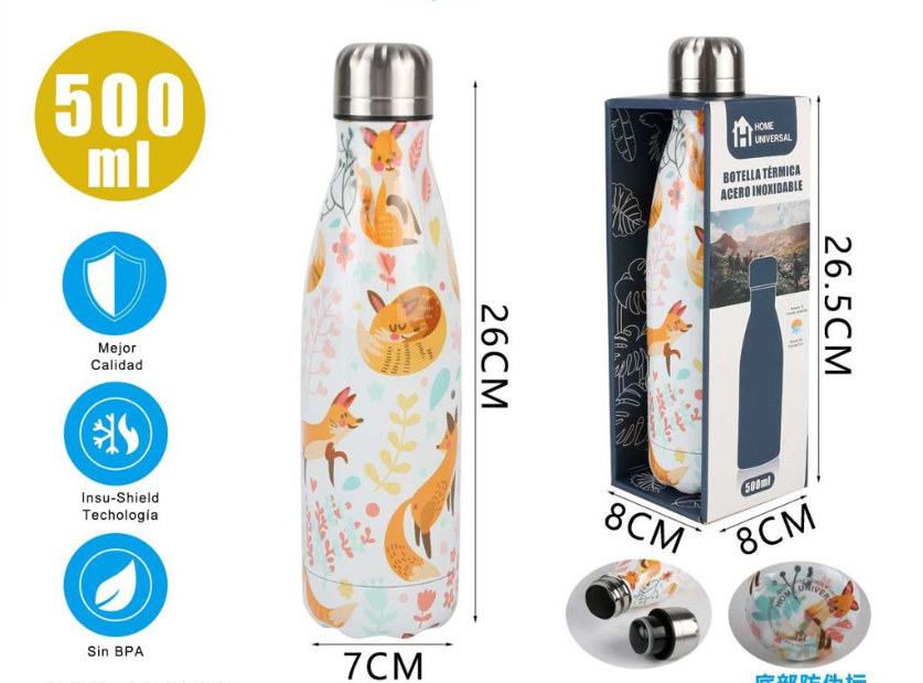 BOTELLA 500ML TERMO