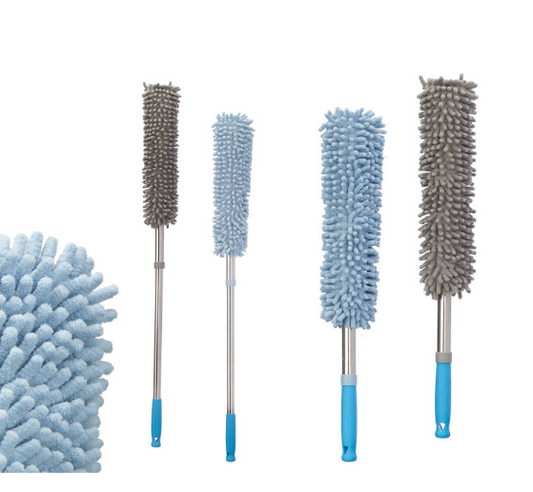 PLUMERO MICROFIBRA GRANDE EXT SURT AZUL GRIS