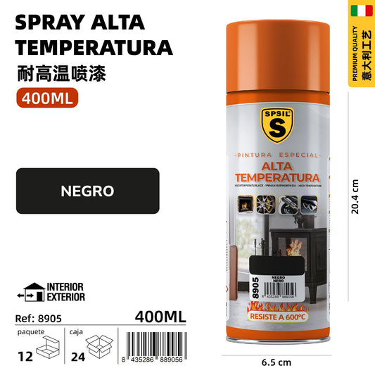 ALTA TEMPERATURA NEGRO 400ML
