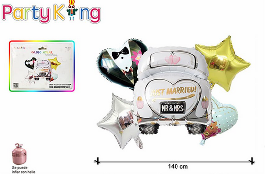 GLOBOS MYLAR 5PCS