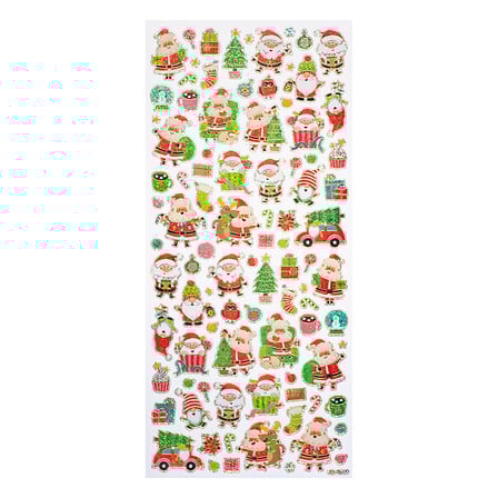 STICKER ST/SNOWMAN GNOME 3ASS