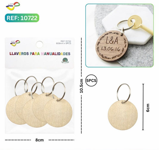 LLAVEROS DE MADERA