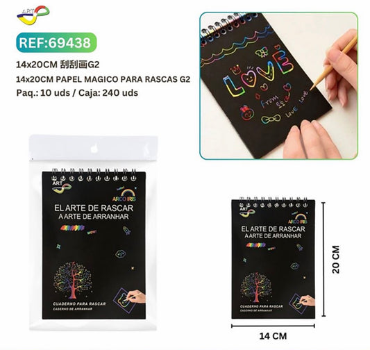 PAPEL MAGICO PARA RASCAS