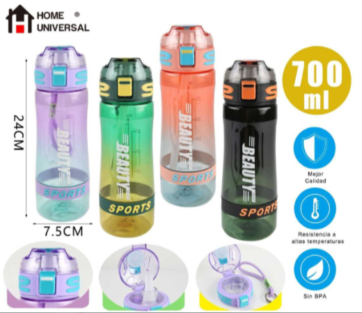 BOTELLA 700ML PLASTICO