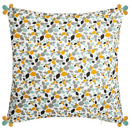 FUNDA DE COJ_N 3 POMPONES RAZZO 40 X 40 CM