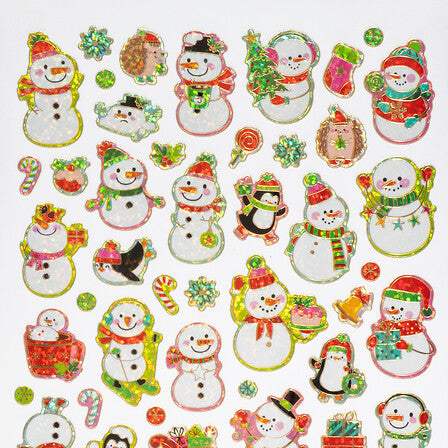 STICKER ST/SNOWMAN GNOME 3ASS