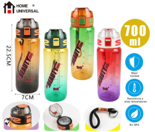 BOTELLA 700ML PLASTICO