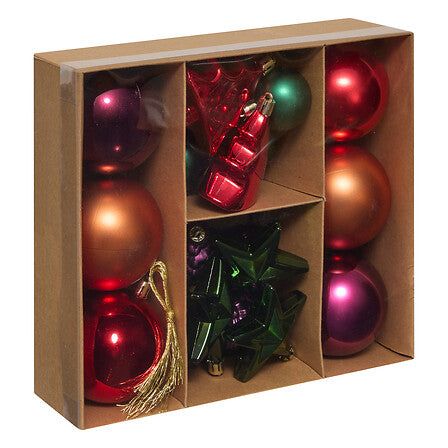 Lote de 20 bolas de diámetro surtido, poliestireno reciclado, Mysterious Forest