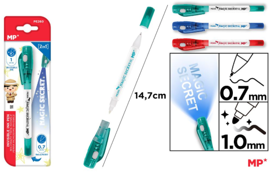 BOLIGRAFO TINTA INVISIBLE MAGIC SEC